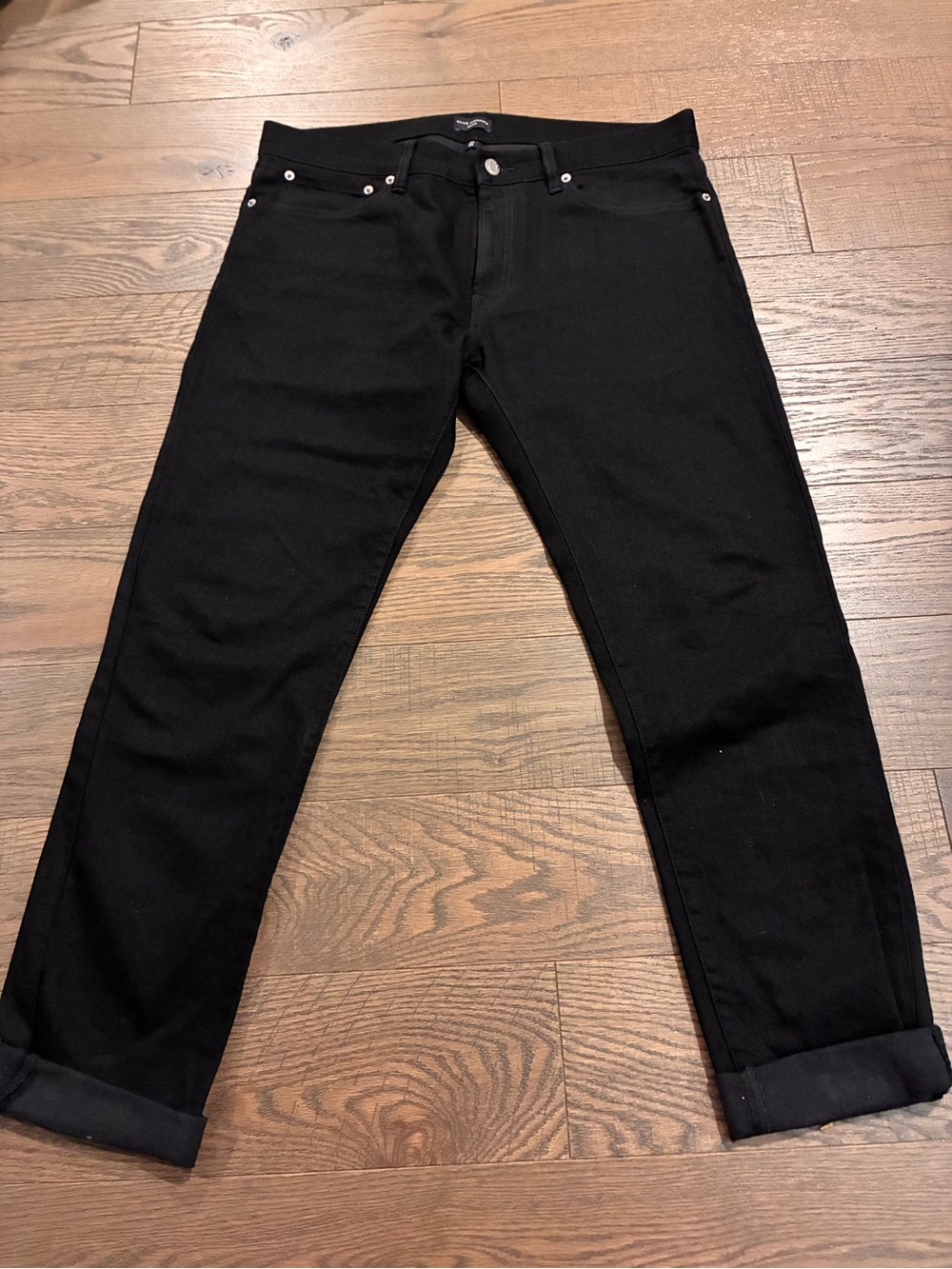 Club Monaco Men's Slim Straight Jeans — Black